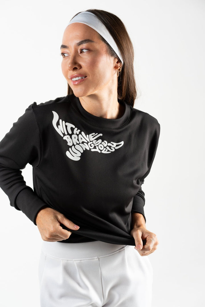 SHORT WINGS SWEATSHIRT - FREEDOM - ORN CanadaBlackXS