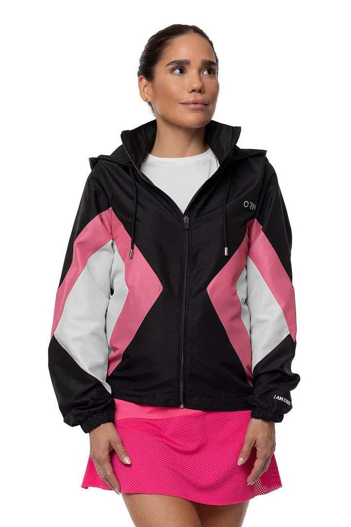 KIND ROMP WINDBREAKER - ORN CanadaBlack/Pink/IvoryXS