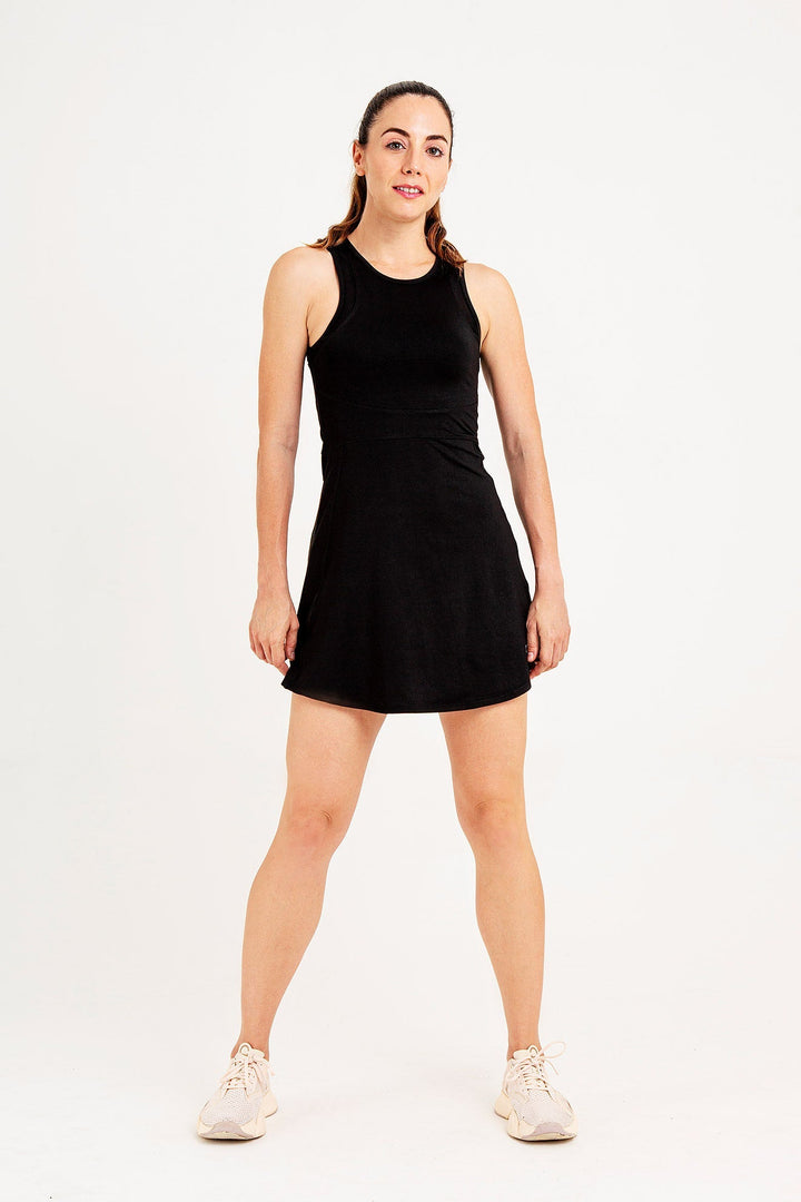 ESSENTIALS BREATHE TENNIS DRESS - ORN CanadaBlackS